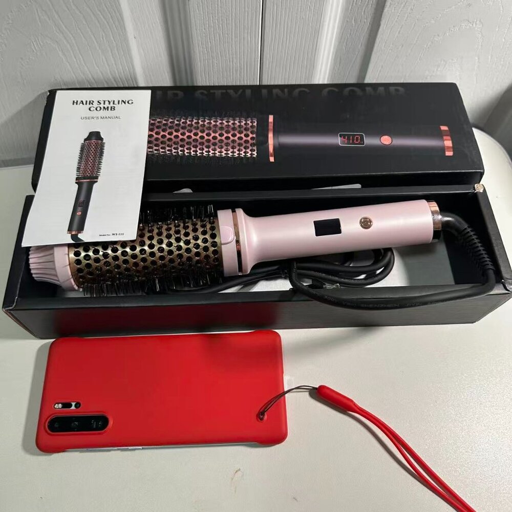 Beauty Thermal Brush 3-in-1 Pro Negative Ion Two PTC Heaters Thermal Brush - Picture 8 of 8